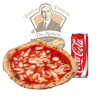 Pizza margherita + bevanda