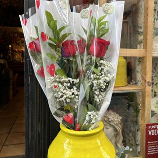 Rosa Natural Roja Individual