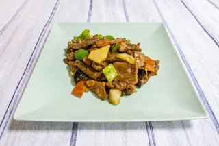 66. Ternera con salsa de Ostras