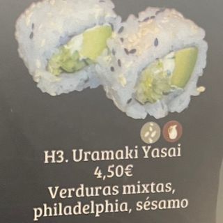 B39.Uramaki yasai (4 Pzs.)