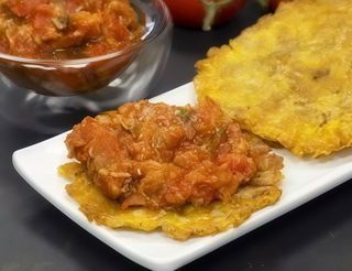 Patacón De Carne De Ternera