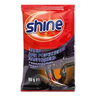Засіб для прочищення труб Shine (80г)