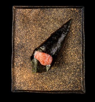 Temaki gambero rosso della Sicilia 