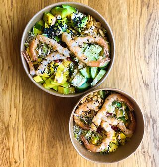 Poke Bowl Krewetki duży