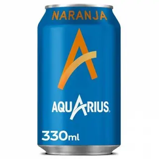Aquarius Naranja lata 330ml.