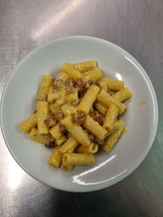 Carbonara rigatoni