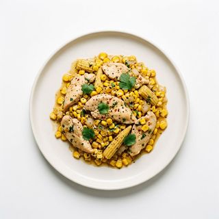 73. Pollo Con Maíz