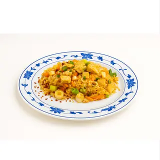 Pirjana riža s piletinom i curryjem