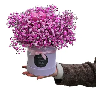 Flowerbox z Gipsówką 