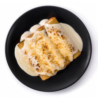 Canelones de carne y queso