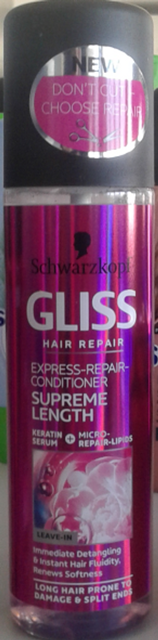 GLISS REGENERATOR EX.REPA.SUPR.LEN.200ML (436290)