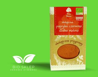 Papryka czerwona słodka mielona Dary Natury 50 g
