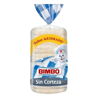 Pan de Molde sin Corteza Buenisimo Bimbo 450 Gr.