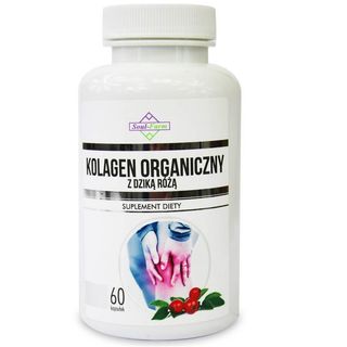 KOLAGEN MORSKI Z DZIKĄ RÓŻĄ 400mg 60 KAPSUŁEK - SOUL FARM