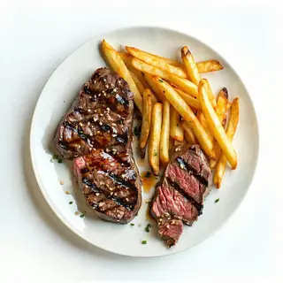 Grigliata di carne con patatine