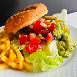 Hamburguesa Smash mexicana