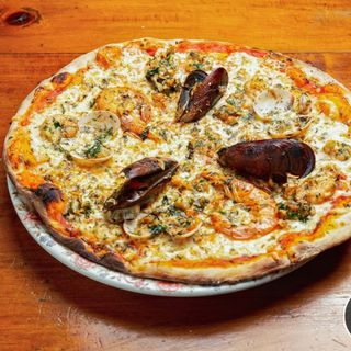 Pizza mariscos