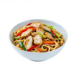 Yaki Udon Con Pollo