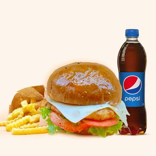 გრილზე შემწვარი ქათმის მენიუ (ჰალალი)