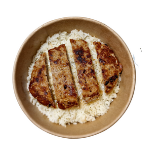 Райс бокс със свински бургер