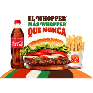 Menú Whopper® + 10 Aros 