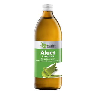 Aloes sok z miąższem 500ml EkaMedica