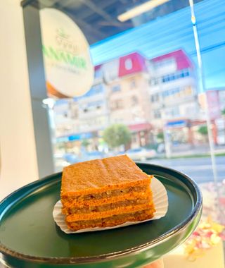 Prăjitură cu măr și dovleac de post