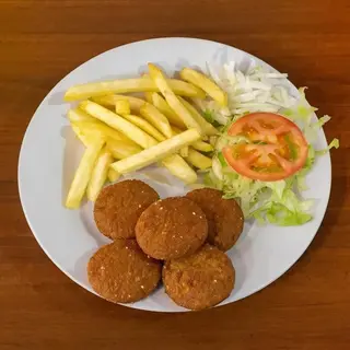 Falafel + Patatas + Bebida