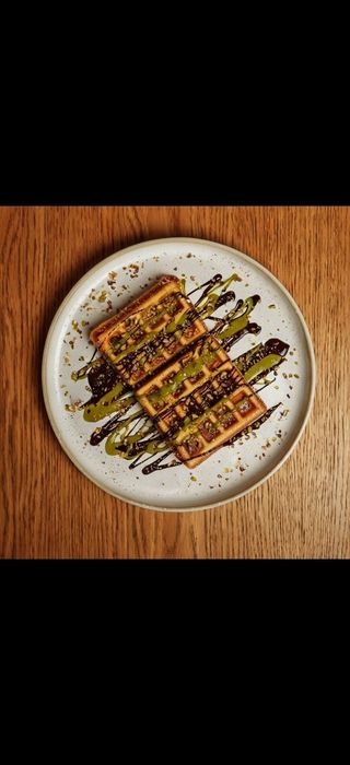 Waffle de Dubai Chocolate
