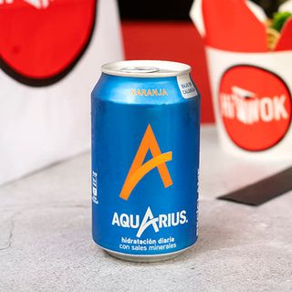 Aquarius Naranja lata 330ml.