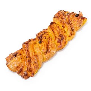 Trenza Hojaldre Crema Y Pasas