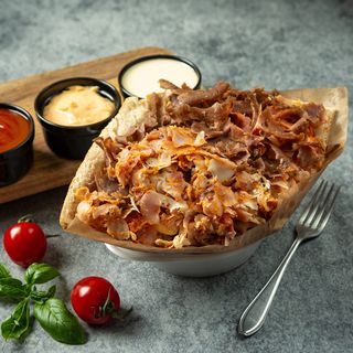 Kebab w bułce bez surówek