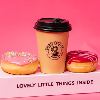 2 Donuts + 1 Café