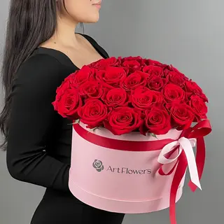 цветы Букет Art Flowers Композиция Пылающее чувства