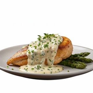 Piletina u sosu od plavog sira