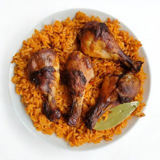 Jollof Rice + 1 Protein