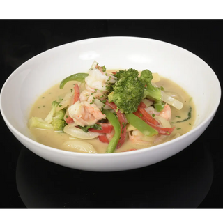 Plat curry Crevettes