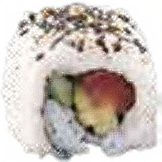 Uramaki Picante De Atún Y Pepino (8 Uds.)