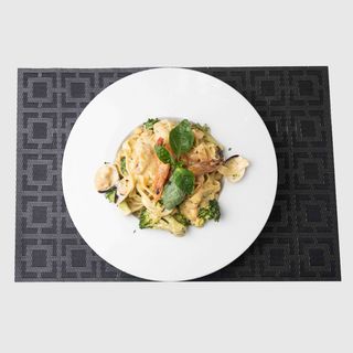 TAGLIATELLE GAMBAS AU BROCOLI