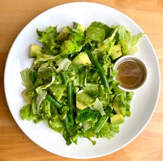 The Greenest Salad with White Wine Vinaigrette