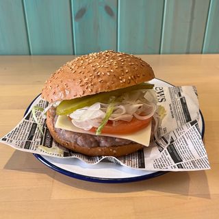 13- Hamburguesa Queso