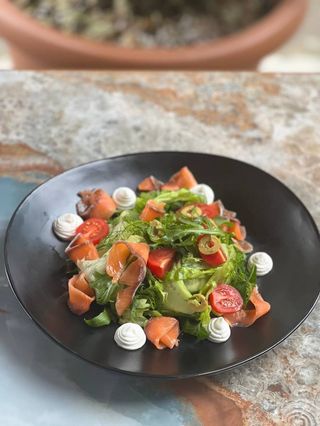 Salmon salad