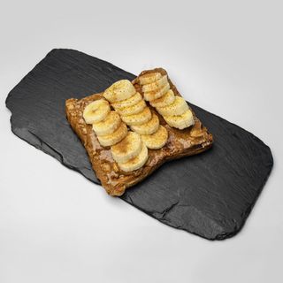 2 Toasts Amlou Banane Cannelle