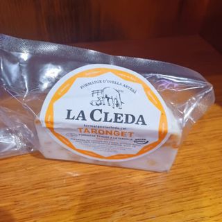 Queso Tierno A La Naranja De Oveja Bajo En Sal La Cleda (250 G.)