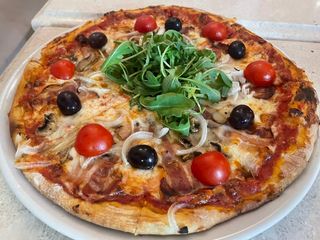 Pizza Vegetariana  550 gr