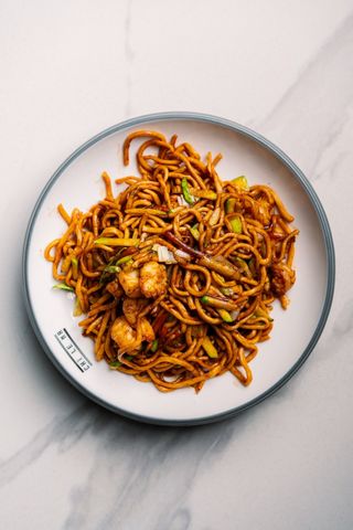 Sečuan nudle sa gamborima