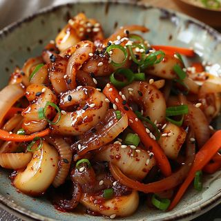 Stir Fry Squid in Chilli Sauce