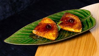 შემწვარი სულგუნი ყურძნის მურაბით 250 გრ