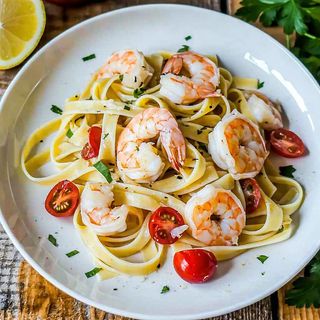 Tagliatelle With Prawns
