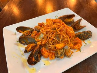 Espagueti frutti di mare